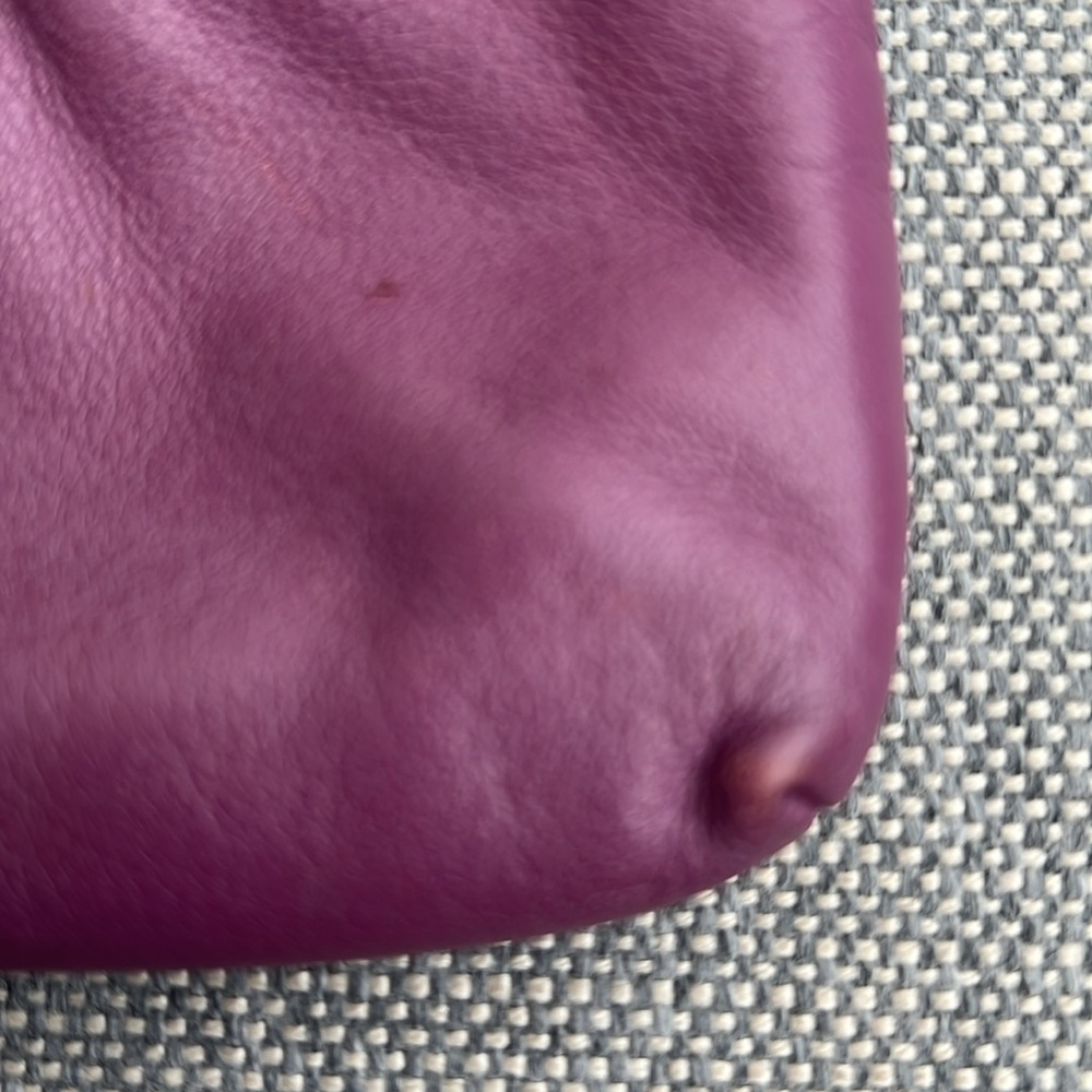 Coach purple leather wristlet (used) - Picture 2 of 6